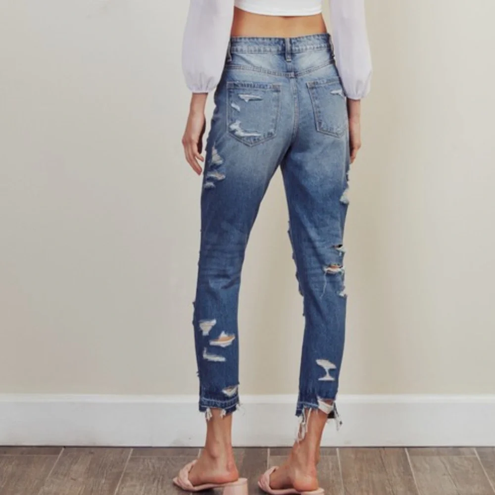 KanCan Ultra High Rise Ankle Skinny Jeans 'Cheyenne"  SZ 31 NWT - Picture 4 of 16